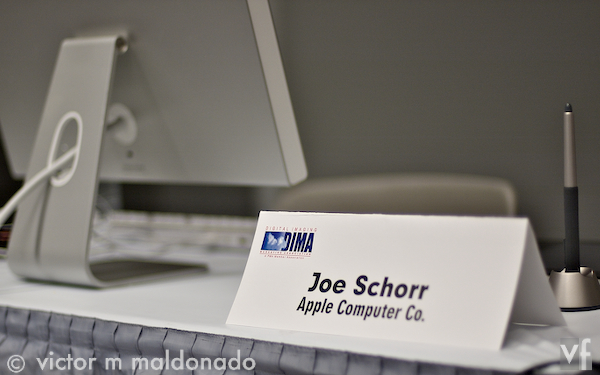 Name tag Joe Schorr, Apple Computer Co.